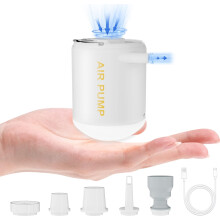 Effortless Inflation Everywhere: Portable Air Pump With Versatile Use, Rechargeable Battery, And Deflation Function For Convenient Outdoor Adventures