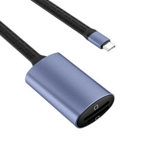 USB C TF Card Reader 2 Slot Memory Card Adapter Type C Memory