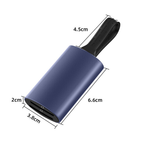 USB C TF Card Reader 2 Slot Memory Card Adapter Type C Memory 1