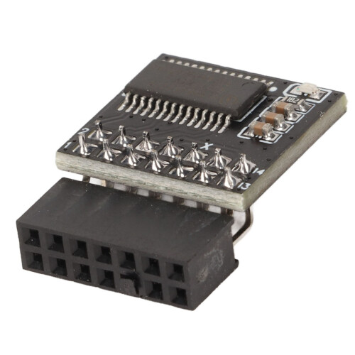 TPM 2.0 Module 14PIN 2mm Space for PC System, Black, Stable Performance 2