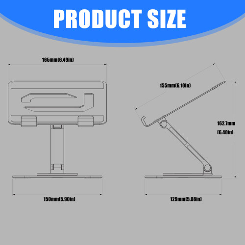 Portable Computer Stand With Hollows Cooling Structure For 2