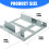 Internal Hard Drive Metal Frame Adapter Converts 2.5Inch Disk To 3