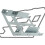 Internal Hard Drive Metal Frame Adapter Converts 2.5Inch Disk To 5