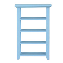 Escala 1:12 Soporte azul para flores de 4 capas 7x13cm