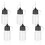 6piece needle bottle set, dosing bottle, needle tip glue bottle applicator 1