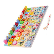 Helles Farb Holz-Toddler-Puzzle-Set – 7-in-1 Lernspielzeug