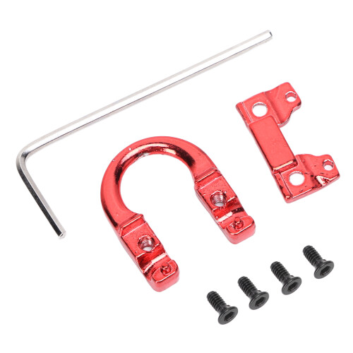 Anillo en forma de U para D-Loop de arco 7g aluminio rojo 1