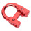Anillo en forma de U para D-Loop de arco 7g aluminio rojo 9