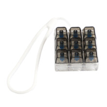 9-Button Keycaps Switches Tester Stress-Black transparent