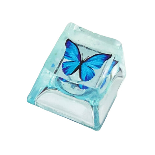 Ergonomic OEM Profile Resin Butterfly Keycap Mechanical