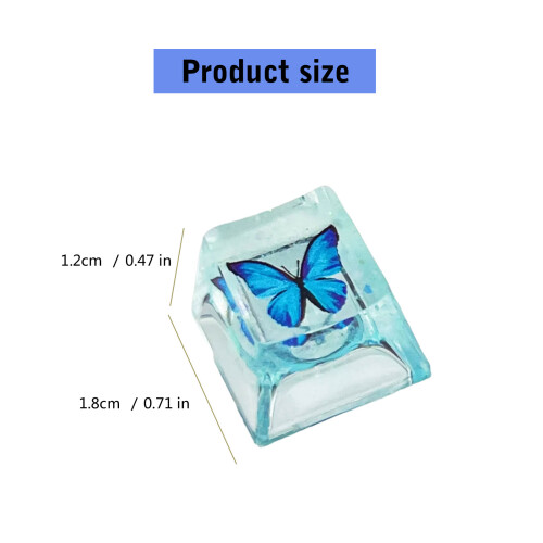 Ergonomic OEM Profile Resin Butterfly Keycap Mechanical 2