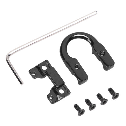 Anillo D Loop de aluminio en forma de U 7g negro 1