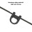 Anillo D Loop de aluminio en forma de U 7g negro 6