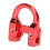 Anillo en forma de U para D-Loop de arco 7g aluminio rojo 11