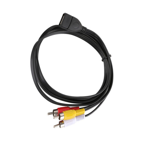 150CM Stable USB To 3RCA Split Cable Ensures Clear-USB female