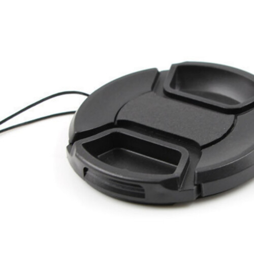 58mm Black Camera Lens Cover - Universal ABS Protective Cap 2