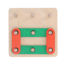 Bildendes Holz-Puzzle-Brettspiel fürKinder Frühlernspielzeug für Jungen und Mädchen