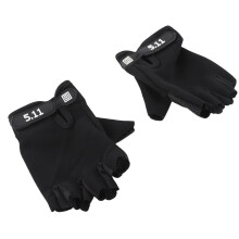 Kindergas Handschuh Halbfinger Fahrradhelme Polyester, Schwarz, Einheitsgröße, 12cm