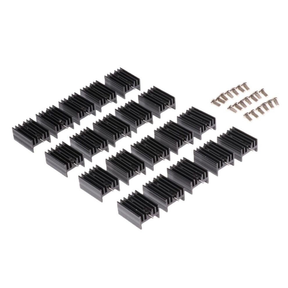 To220 Transistor Heatsink Radiator Aluminum Cooling Cooler Fin Radiato 6901423040694
