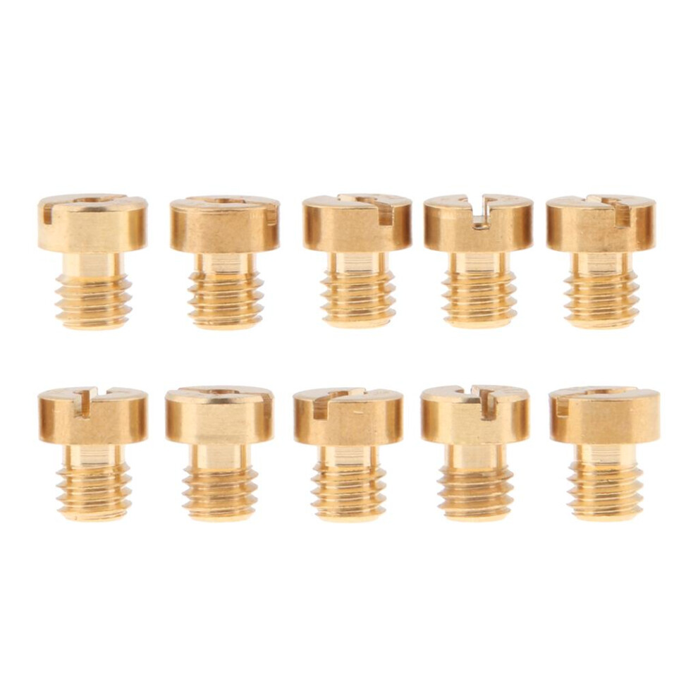 Carb Main Jet Kit 115 116 118 120 122 124 125 126 128 130 Injector Noz Golden 6901423037366