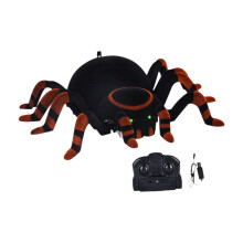 RC Crawling Spider Toy Decor Sound and Light for Kids Children Hallowe