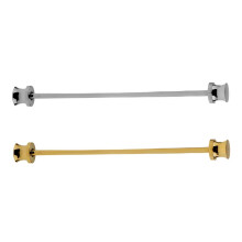 2 Pieces Pin Barbell Collar Tie Clip Clasp Hat Pin Bar Necktie Tie Acc