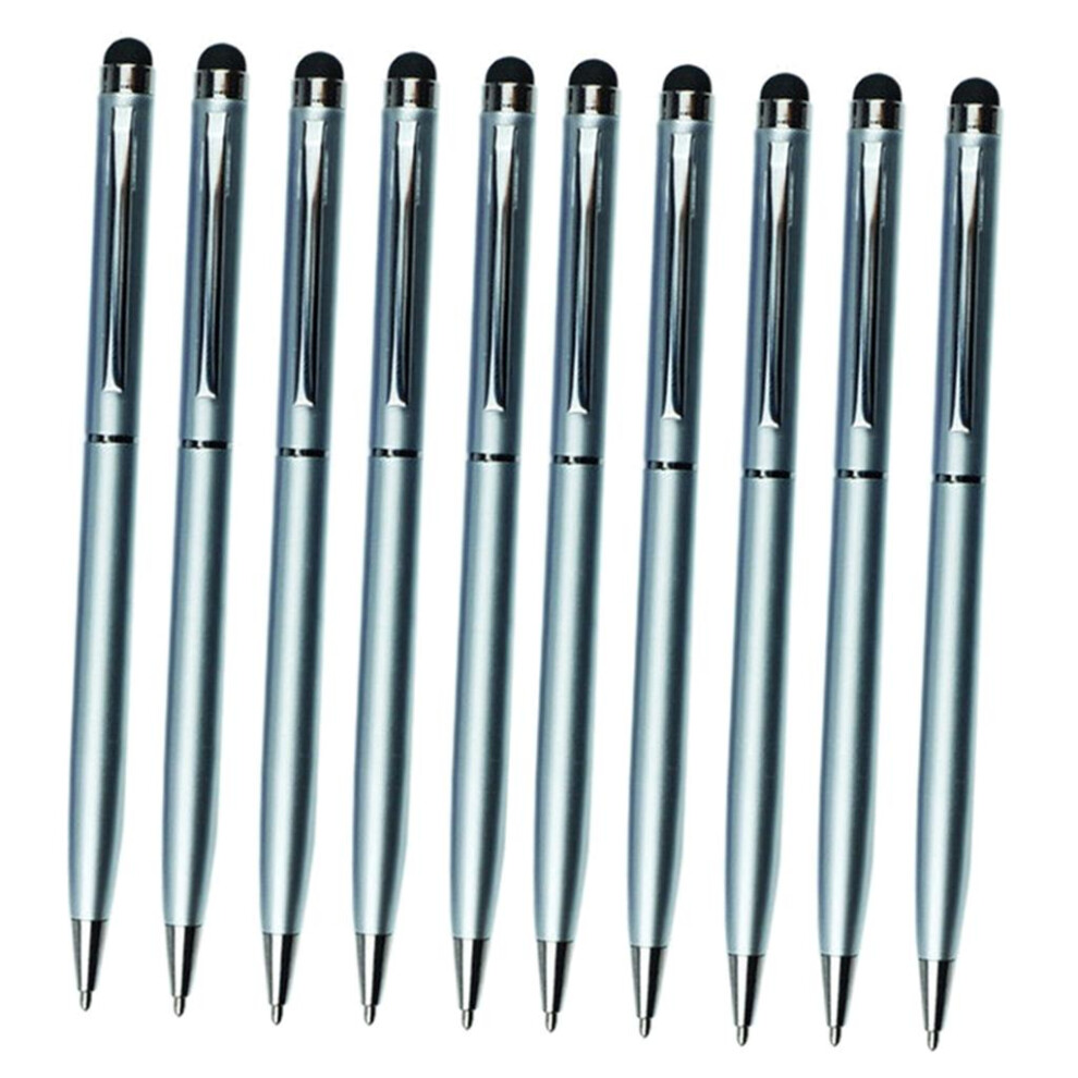 10Pcs 2In1 Capacitive Stylus Pen/ Ballpoint Hand Writing Pen For Touch Light 6901423039872