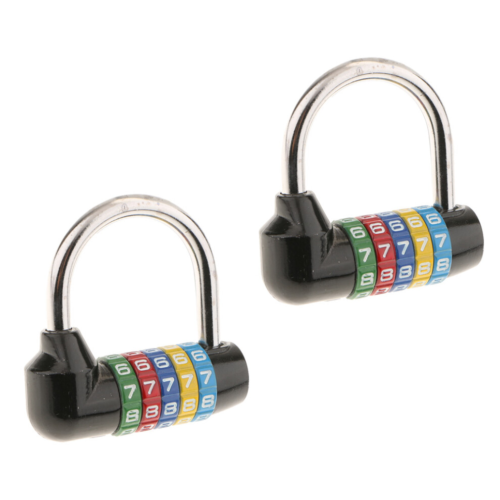 2Pack Letters Combination Lock Resettable Padlock For Toolboxes Suitca 6901423040175