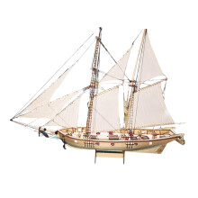 3D Wooden Puzzle DIY Ship Craft Unfinished Crafting for Adults Kids Ho
