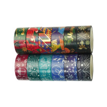12 Pieces Christmas Washi Tape Holiday for Card Craft Supplies Gift Wr