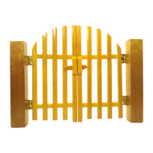 1:6 1:12 Dollhouse Wooden Gate Unpainted Door Miniature Fairy Garden F