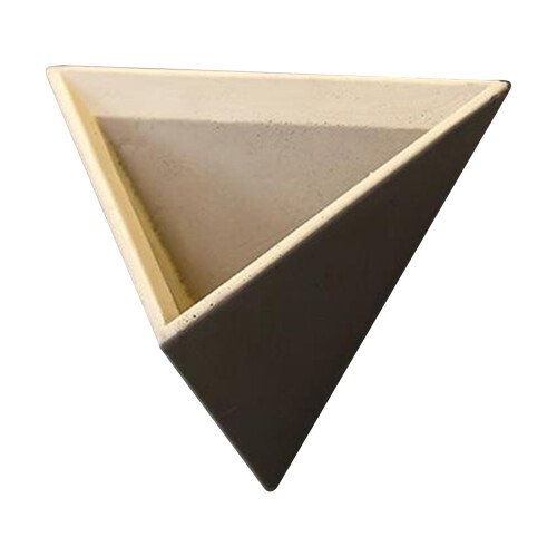 Wall Planterwall Mounted Flowerpot Triangle Pyramid Shaped for Garden