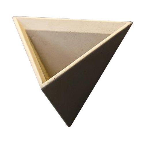 Wall Planterwall Mounted Flowerpot Triangle Pyramid Shaped for Garden 2