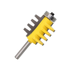 1-1/4" Reversible Finger Joint Glue Joint Router Bit 8mm Shank Wood Cu