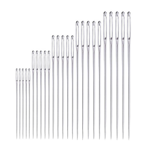 25Pcs Large-eye Sharp Needles Knitting Hand Sewing Darning Embroidery 2