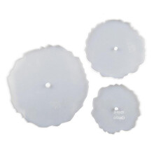 Fruit Plate Tray Resin Mold Flexible Silicone Epoxy Mold 3PCS Tray Mol