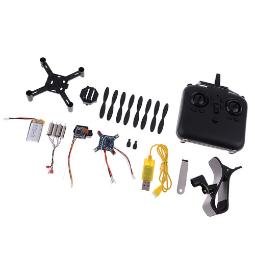 Mini RC Quadcopter Micro Drone Remote Control Toy Unassembled Kit w/ C 1
