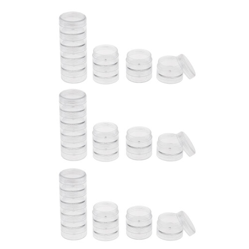 6 Set 5 Layers Stackable Interlocking Screw Containers Storage Box 95x