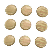 9Pcs Plastic Trumpet Cornet Key Buttons Pearl Inlays for Trumpet Parts