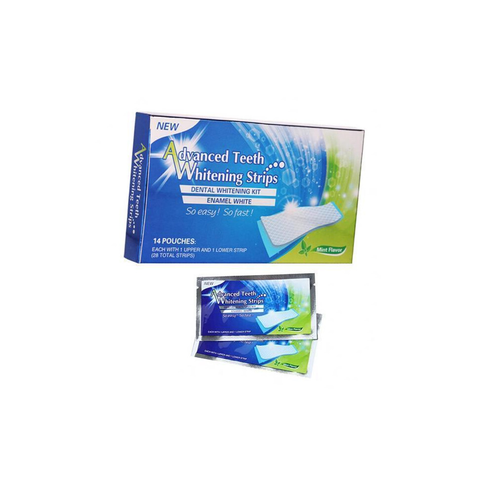 2x14x Professional Teeth Whitening Strip Instant Tooth Bleaching Stain