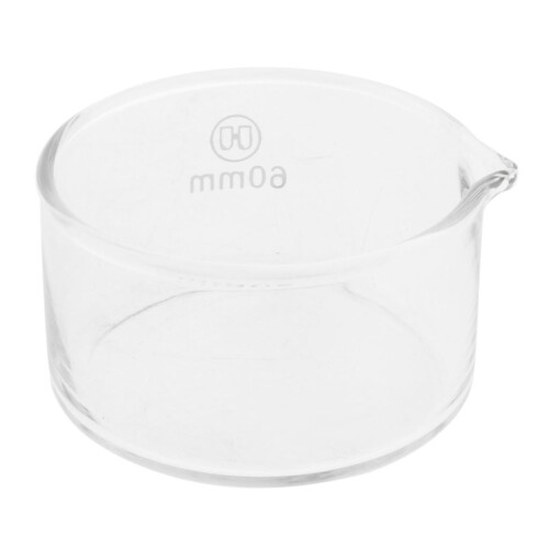 60mm Reusable Glass Crystallizing Dishes, Borosilicate 1