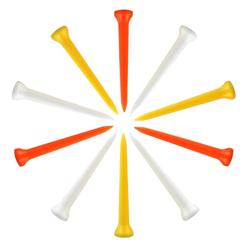 10pcs Unbreakable Golf Tees Professional Plastic Nails for Golf Practi 2