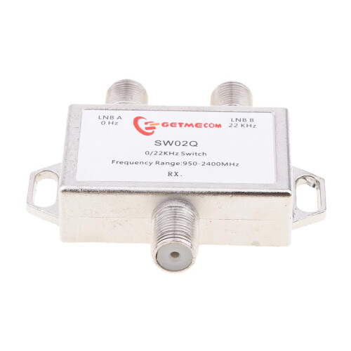 0/22KHz 0/22KHz 2x1 DiSEqC LNB T1 Multi FTA Switch LNBF Multi Switch