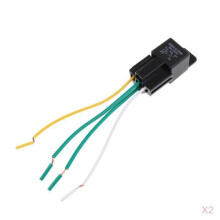 2xCar Automotive Truck 4 Pin 12V 40 Amp SPDT NC Relay and Harness Sock