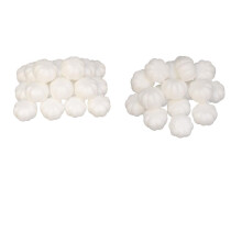 40 Packs Halloween Pumpkin Polystyrene Foam Ornaments DIY Handmade Mat