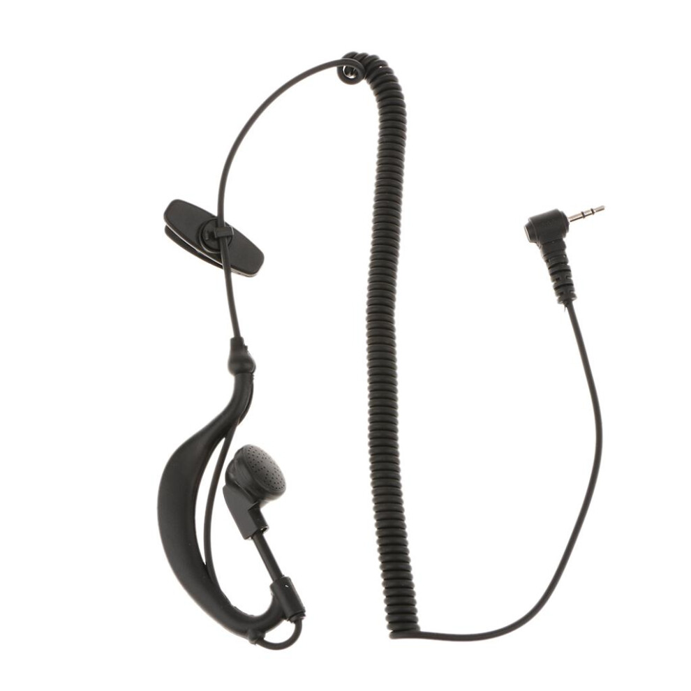 G Shape 2.5Mm Jack Listen-Only Earpiece Headset For Walkie Talkie Radi 6901423044937