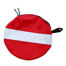 Zipper Dive Flag Scuba Diving Hose Mouthpiece Regulator Accessory Gear