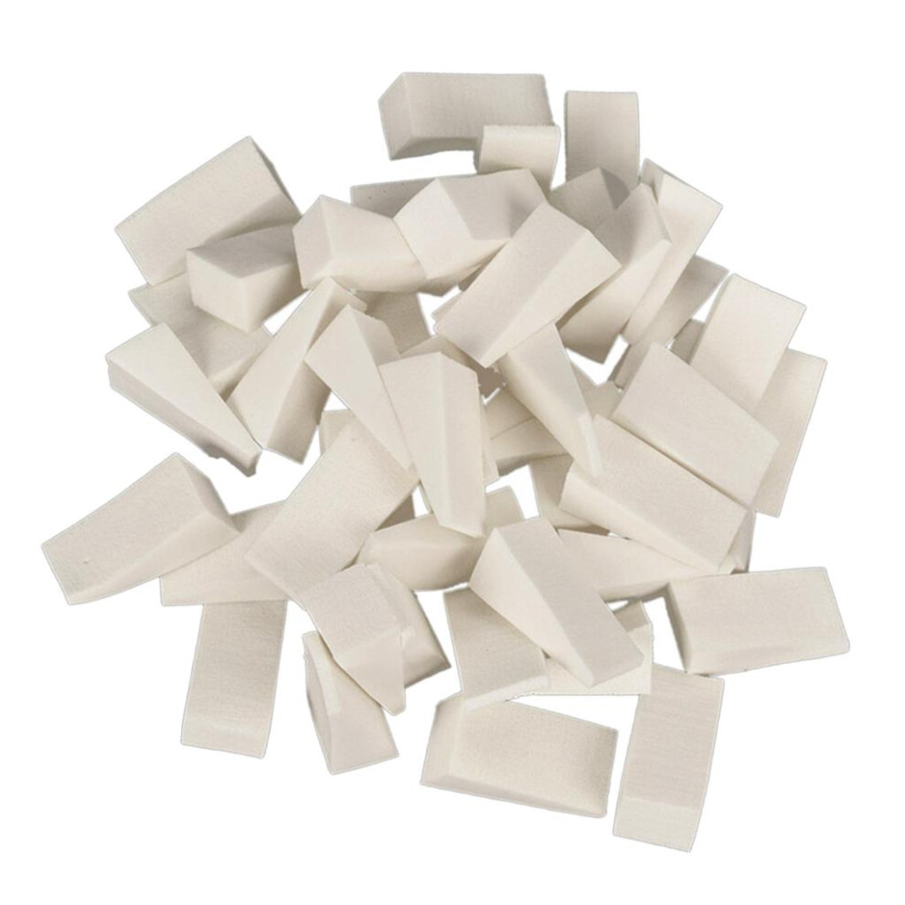 50 Pieces Nail Art Gradient Sponge Stamp Stamper Shade Transfer Templa