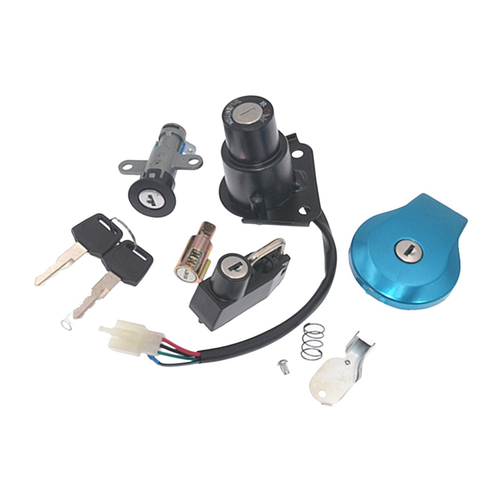 Ignition Switch Fuel Gas Cap Seat Lock Key Set For Yamaha Virago Xv250 6901423049758