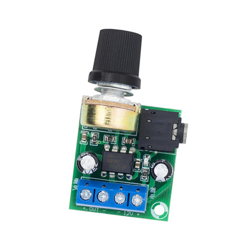 LM386 Audio Amplifier Board 0.5-10W DC3-12V Stereo AMP Module Single-C 1